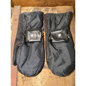 Vintage Lectra-Mits Battery Heated Mittens Black